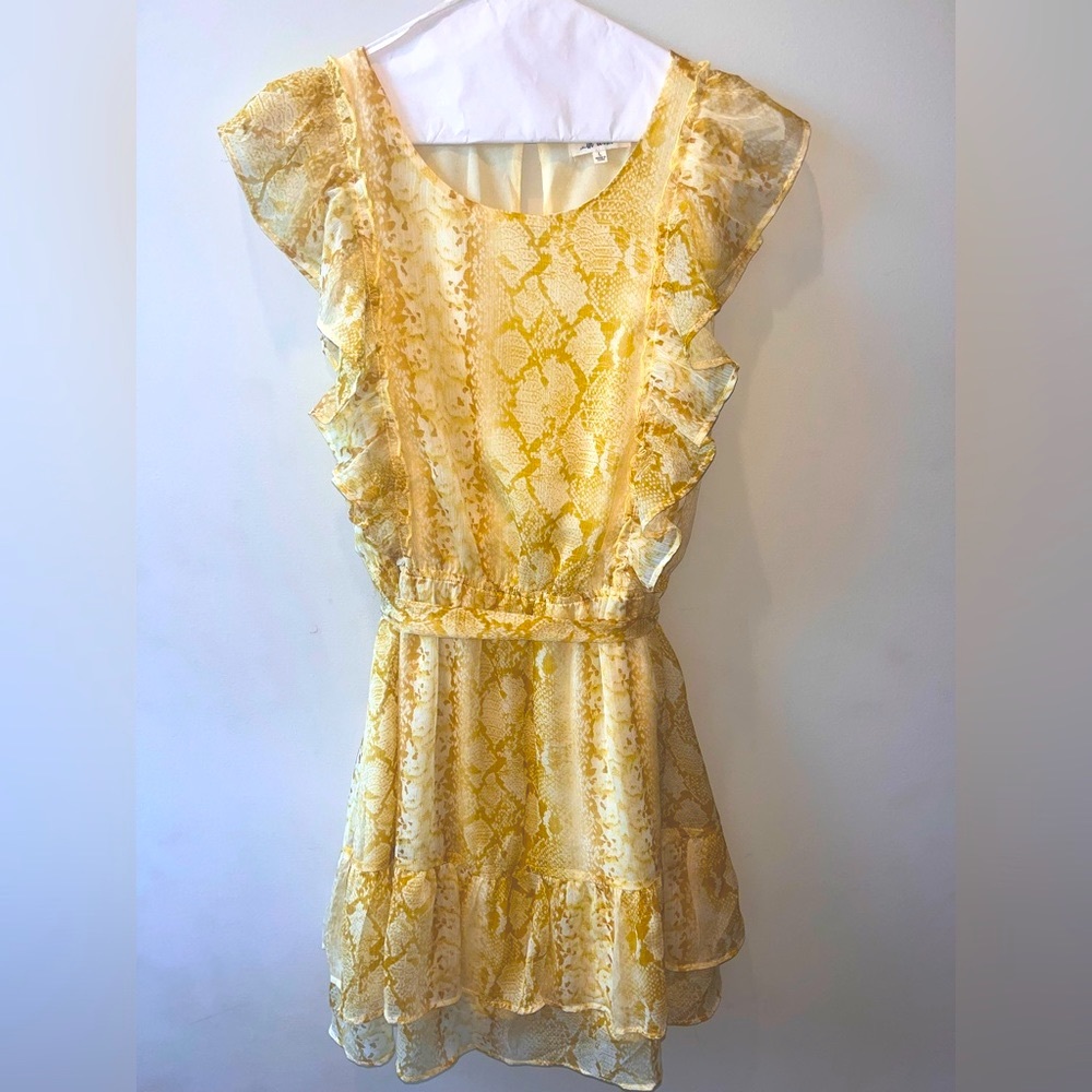 🌟Gold Snakeskin In Loom Dress.